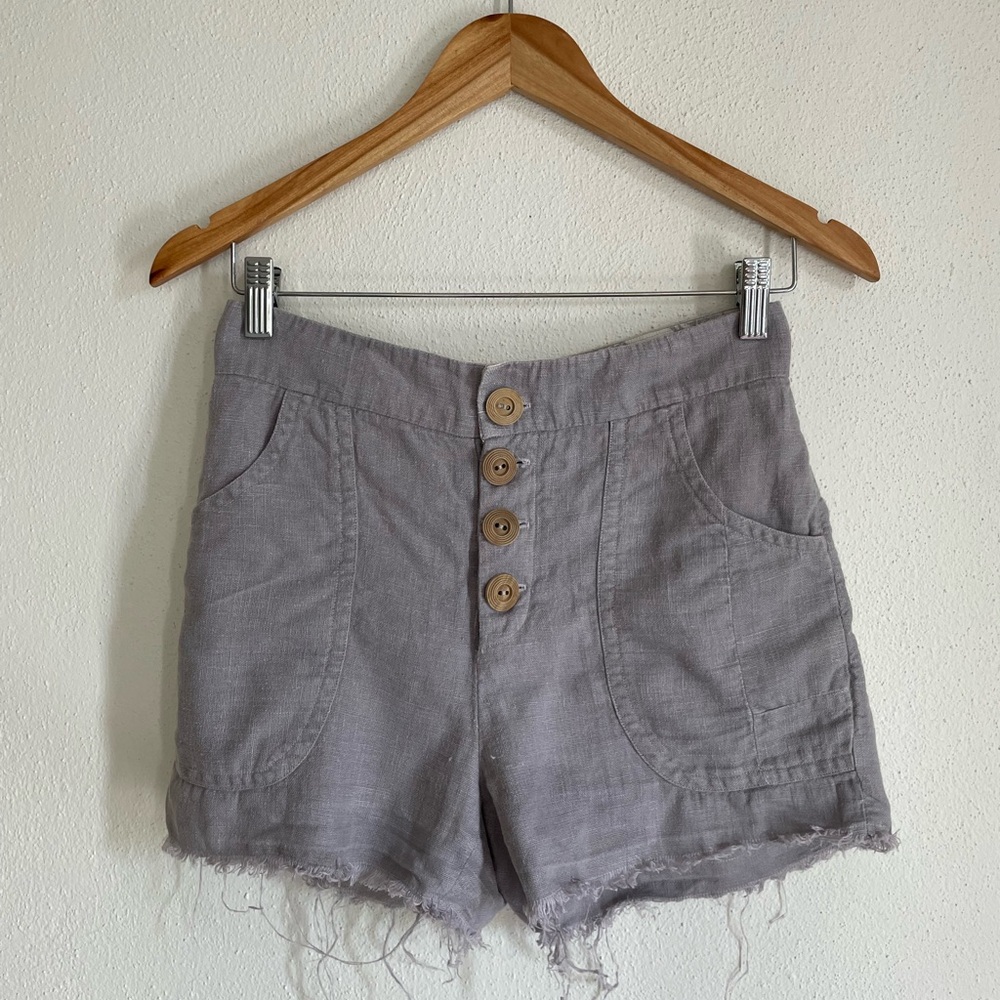 Hand made euro linen cut offs